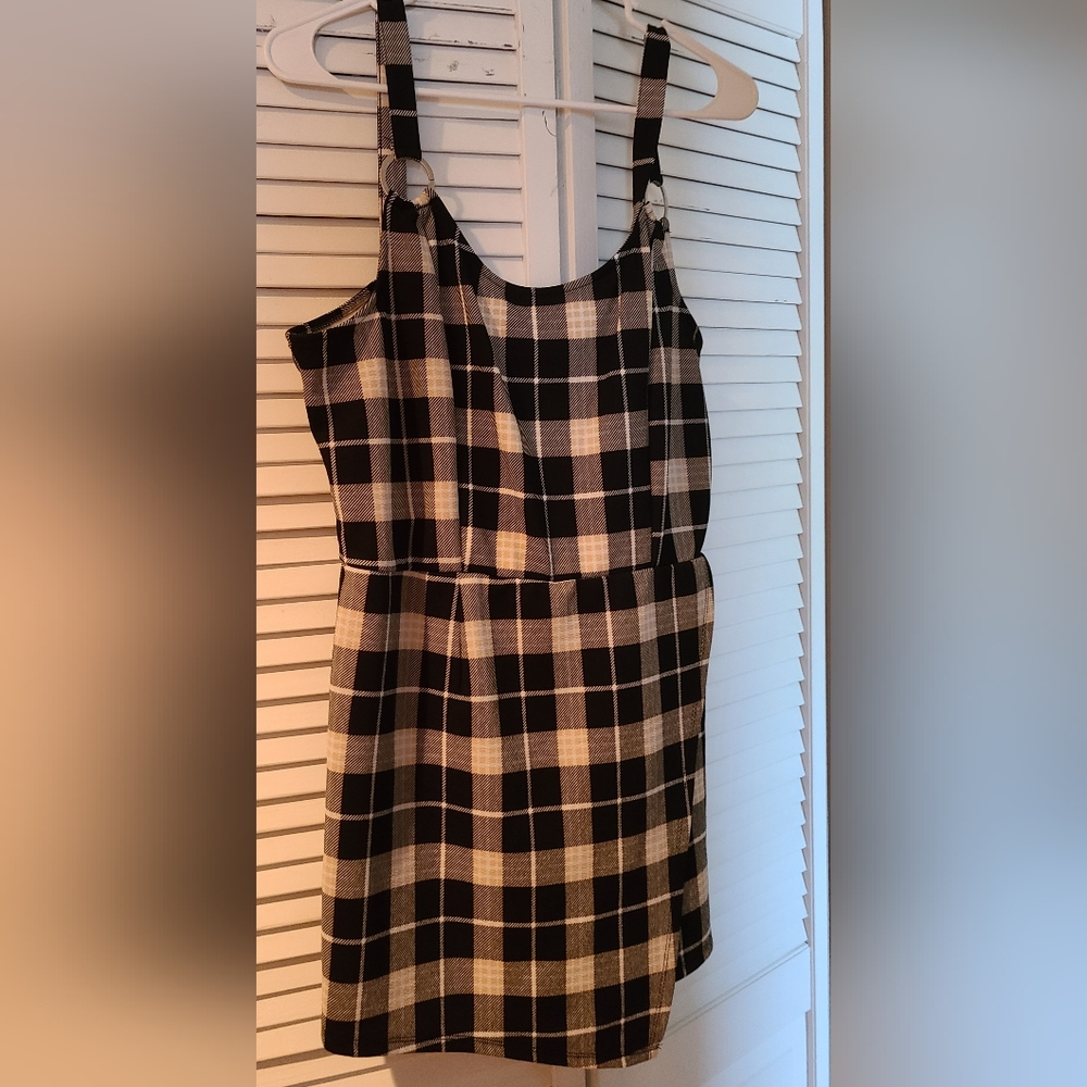 Plaid jumper